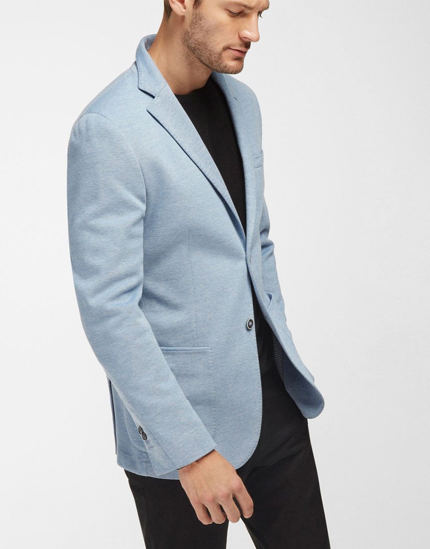 blazer pique azul-celeste - demo-trendify
