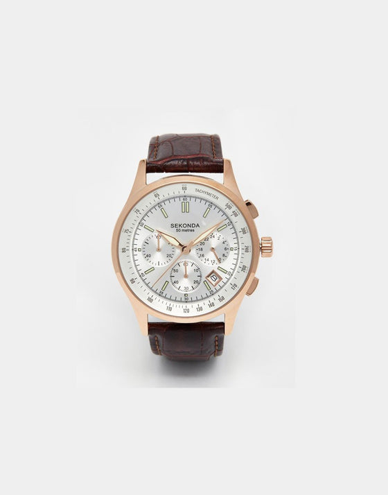 Bold metallic watch - demo-trendify