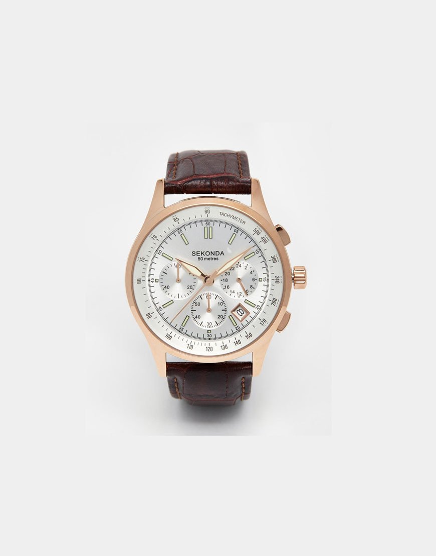 Bold metallic watch - demo-trendify
