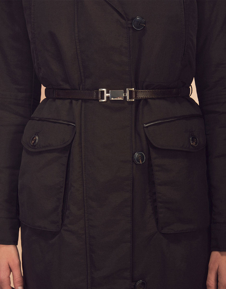 parka chestnut with detail of leather in capuz - demo-trendify (4)